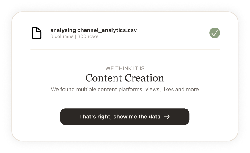 Data interpretation component