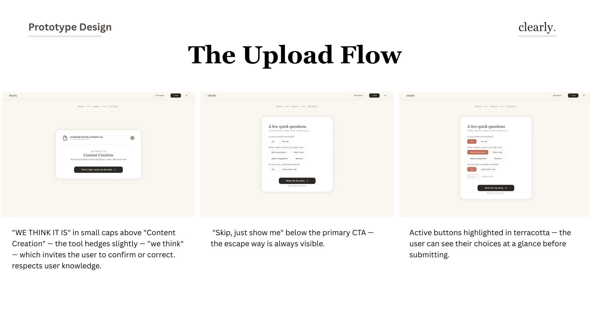 WE THINK IT IS + questions flow annotated