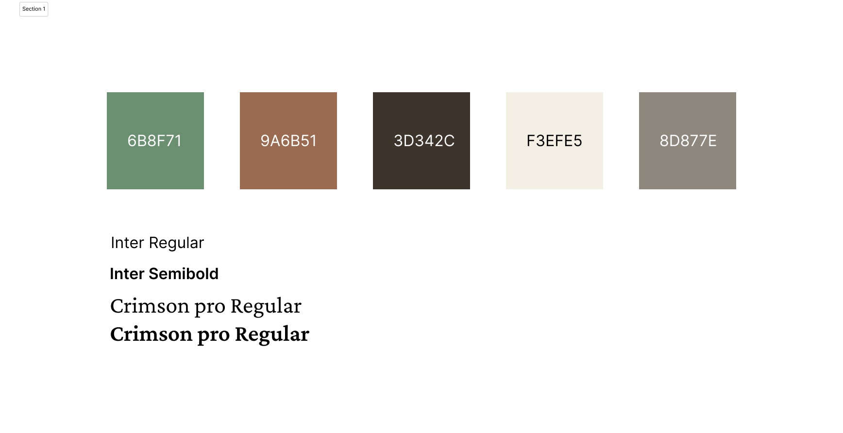 Nuuko design system showing typography, colors, and component library